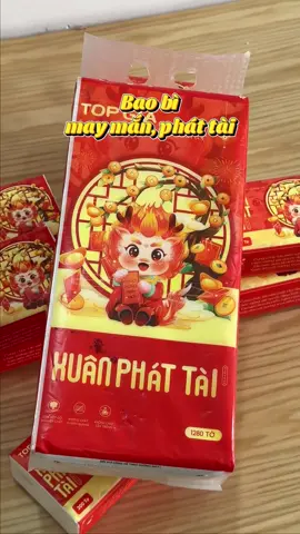 Khăn giấy phiên bản Tết xịn xò😍 #topgiahn 