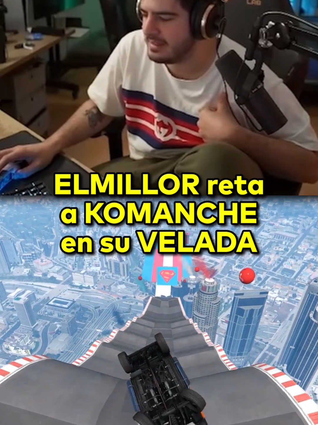 ELMILLOR reta a KOMANCHE en su VELADA #elmillor #komanche #twitch #fyp #parati