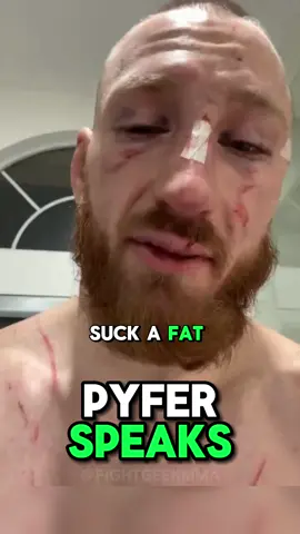 Joe Pyfer speaks after his first UFC loss to Jack Hermansson. Definitely took some damage, but who would you like to see Pyfer face next? 💬  #UFC #joepyfer #fyp 