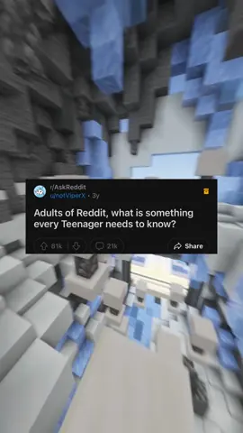 Adults, what is something every teenager needs to know? #askreddit #redditreadings #advice #reddit #LifeAdvice #fyp 