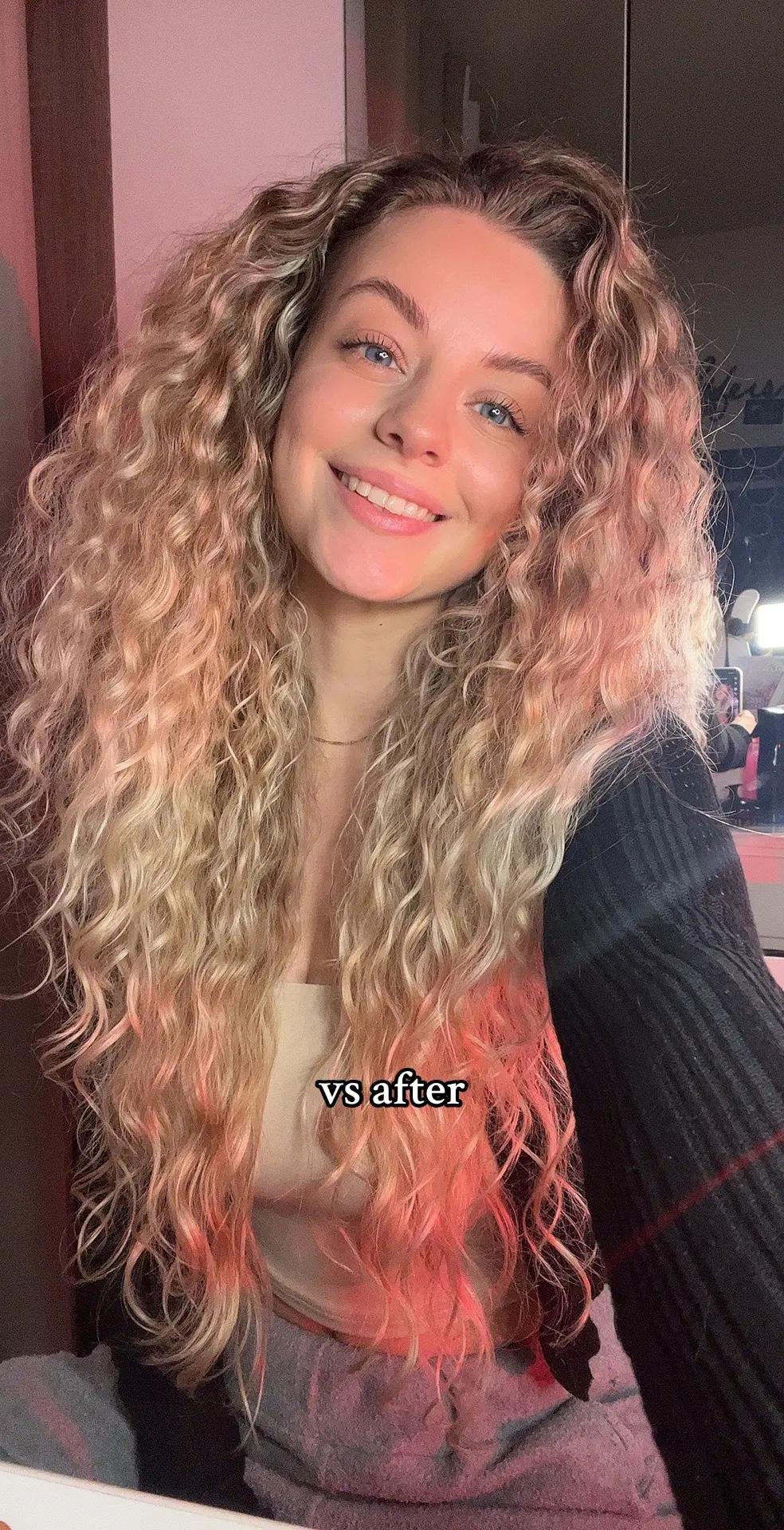 Thank you for being Live with me 💗 #curlscheck #refreshedcurls #curlyhair #curls  #curlyhaircheck #naturlocke #vorhernachher #foryou 