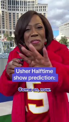 Comment what you think Usher’s starting song will be. ✨ 🏈 #usher #SuperBowl #halftimeshow 
