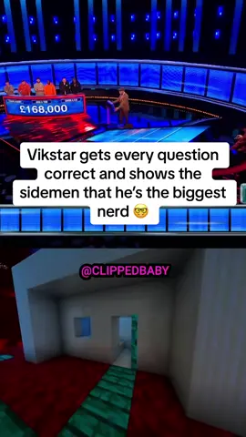 Vik was just showing off on the last question 🤓😭 #ksi #fyp #sidemen #betasquad #thechase 