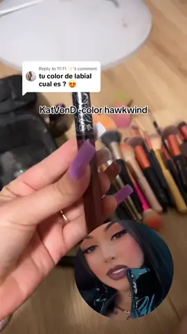Replying to @11:11 ✨ #katvond #hawkwindlipstick #makeup #lipstick #mattecolor 