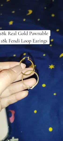 18k Real Gold Fendi Loop Earings #18ksaudigoldpawnable💯 #18krealgoldpawnable #18krealsaudigold #affiliatemarketing #trending #tiktok #affiliatetiktok #foryoupage #tiktokfinds2024 