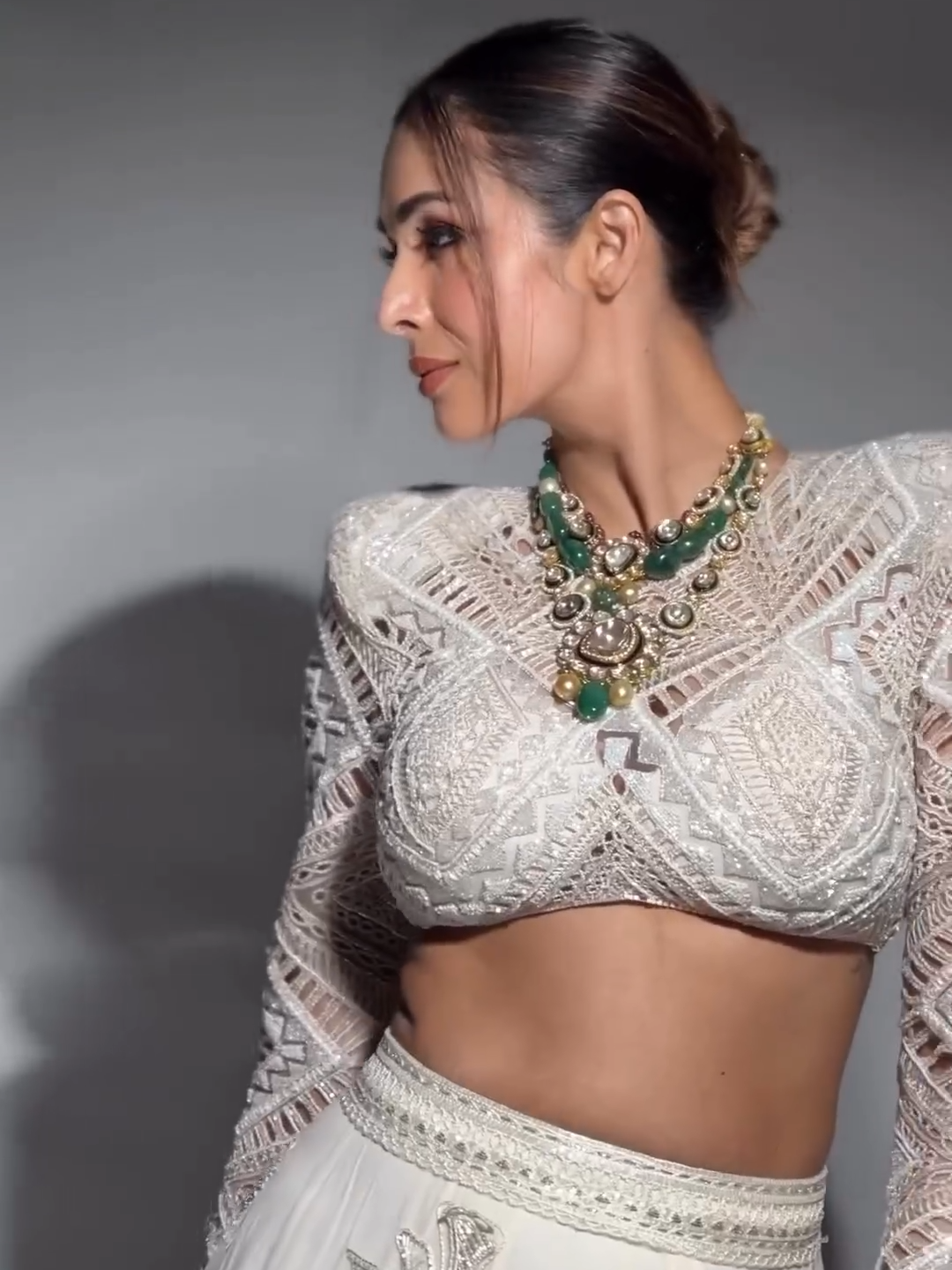 Embrace elegance with a modern twist in this stunning white contemporary lehenga by #ritikamirchandani 😍 We love how #malaikaarora is adding the sass to this remarkable style ♥️ Shop online at Azafashions.com or at Aza stores in Mumbai, Delhi, Hyderabad, Kolkata and Ahmedabad. WhatsApp +91 8291990059 or email [email&#160;protected] for enquiries. We ship worldwide 🌎 #aza #azafashions #ethnicfashion #ethnicwearonline #bridalfashion #bridalstyle #indianweddings #indianethnic #indianbrides #shopnow #shoponline🛍