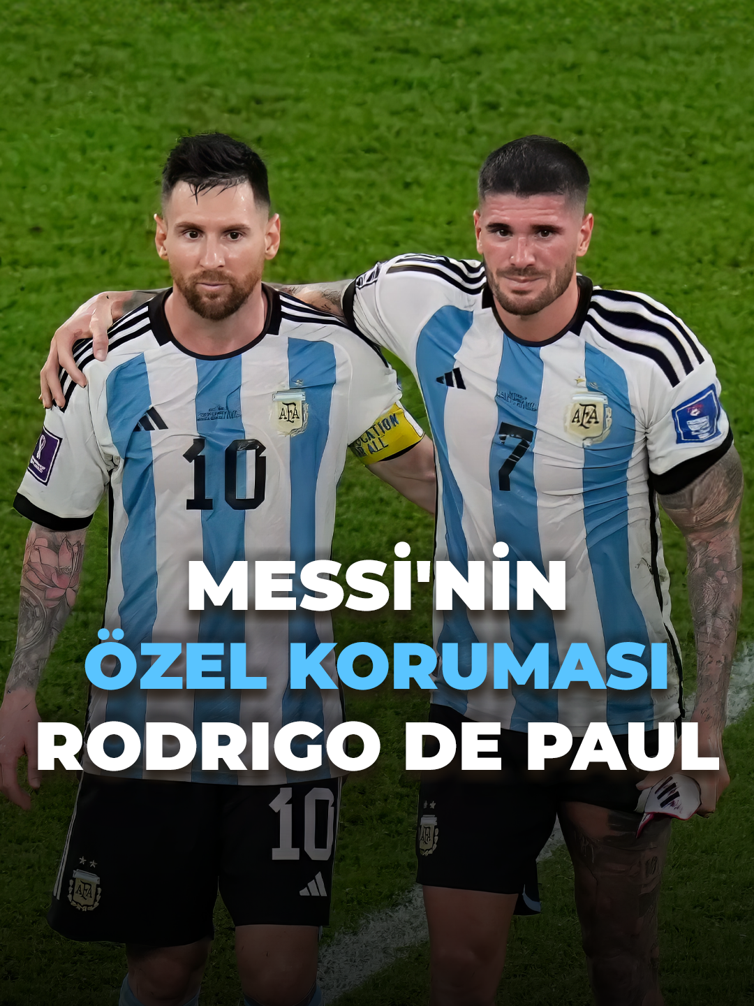 Messi'nin sahadaki koruması De Paul kimdir? #gdhspor #futbol #messi #rodrigodepaul