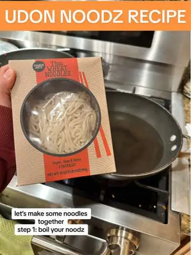 #Recipe #vegetarian #vegetarianrecipes #DinnerIdeas #proteinrecipe #proteinforvegetarians #udonnoodles #noodles #recipes #dinnerinspo #comecookwithme 