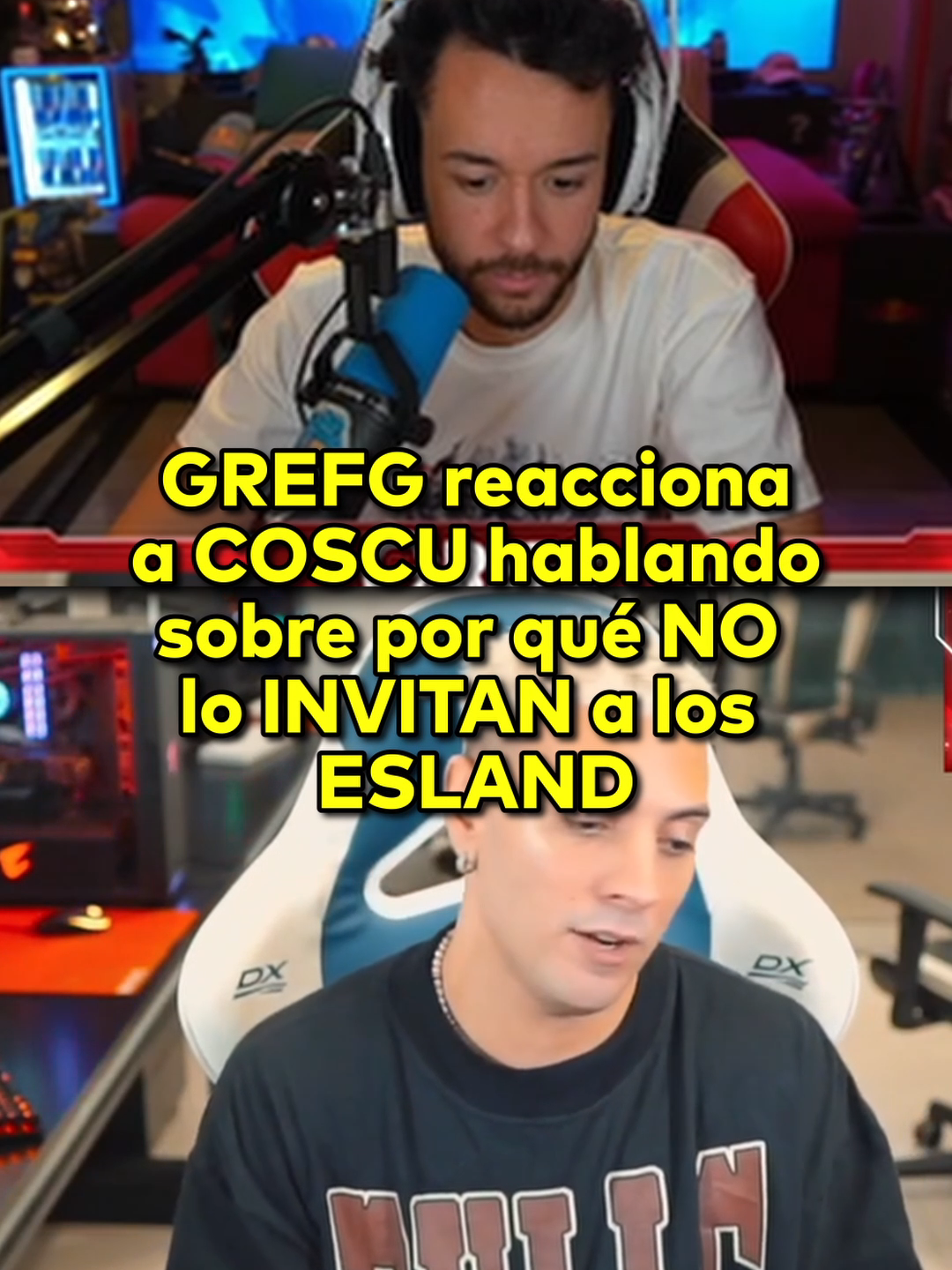 GREFG reacciona a COSCU hablando sobre por qué NO lo INVITAN a los ESLAND #thegrefg #coscu #twitch #fyp #parati