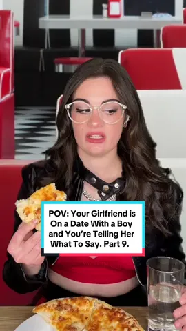 POV: Your Girlfriend is On a Date With a Boy and You’re Telling Her What To Say. Part 9. #pov #funny #comedy #skit #date 