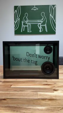 This lyric speaker is craaaaazyyyy. Thanks for sending it over @COTODAMA” SPEAKER  #speaker #unboxing 