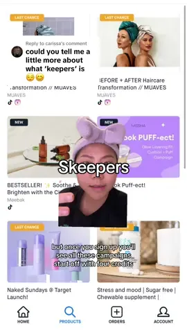 Replying to @carissa shoutout @Skeepers ! and oh we also have a deadline to post once we receive products!!! #skeepers #ugccreator #ugcapps #skeepersapp 
