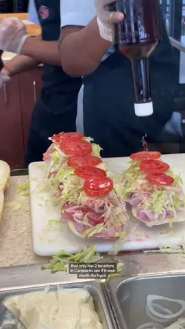 Would you drive 2 hours for a sub 🤔? #jerseymikes #torontofood #torontofoodie #torontotiktok #torontoblogger #torontoeats #toronto #foodreview #yyzfoodie 