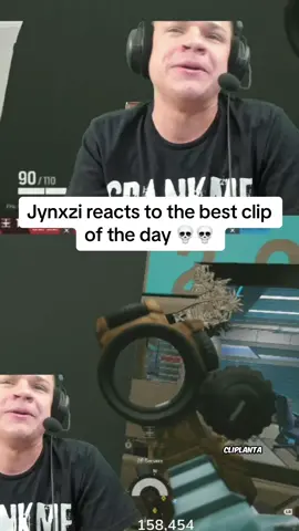 Jynxzi reacts to the best clip of the day 💀💀 #jynxzi #jynxziclips #r6 #fyp 