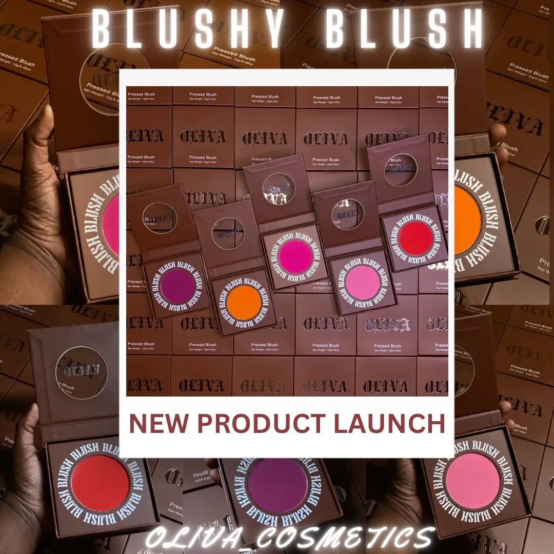 😱NEW LAUNCH AGAIN! 2024 just gets more & more interesting and exciting especially with all our new makeup releases🎨🤎 And our new BLUSHY BLUSH right here is one ‘em🥹😍 No because I’m literally in Awe😻🥹The pigment is EVERYTHING!! Not to talk of the packaging👌🏾❤️🩷🧡💜🤍 SHOP OUR NEW FAVORITE BLUSH TODAY!  Link to Shop in our Bio🛍️ 🛒😘🥰🤎  #blush #blushyblushbyoliva 