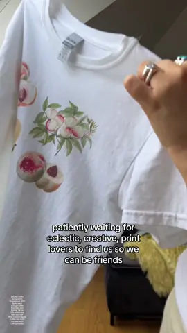 where are our cherry girls?!  eclectic fashion people who love cute prints just as much as minimalist outfits, who can’t say no to coquette aesthetics but also love quiet luxury 🥹 shop our sustainable baby tees now at cherry-sorbet.com 🍒 #babytee #foryoupage #springvibes #springoutfit #coolgirl #printedtshirts #discoverunder5k #nycstreetstyle #fyp #japanesefashion #jeansoutfit #fyp #graphictees #printedtshirts #slowfashion #sustainablefashion 