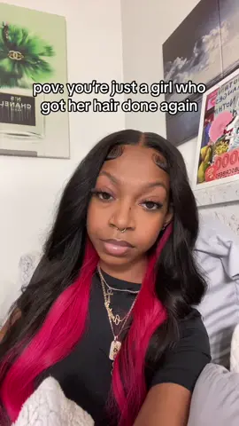 how yall feeling abt my peekaboo pink 🫣 #fyp #viral #wiginstall #stylingwigs #nychairstylist #statenislandhairstylist #wiginfluencer #hairinfluencer #27thestylist #uniceamazonwig #watercolorwig #pinkwiginstall #hairdone 