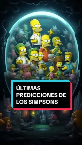 Las últimas predicciones de Los Simpson para 2024... 🥵 #teoría #simpsons #conspiración #usa 