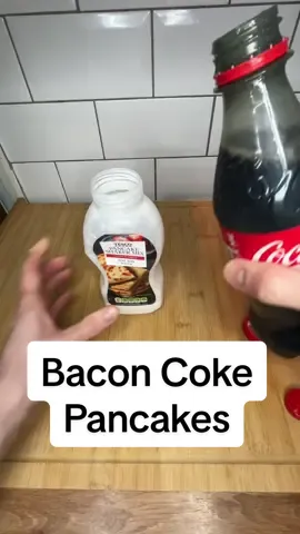Pancake Day done right 🥞 #PancakeDay #BaconPancakes #Coke #CocaCola #Pancakes 