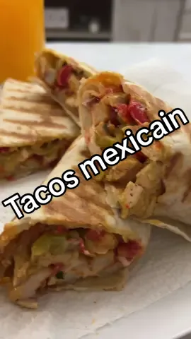 Tacos mexicain 🌮😋 #fastfood #tacos #recettefacile #algerienne🇩🇿 #canada_life🇨🇦 #عرب 