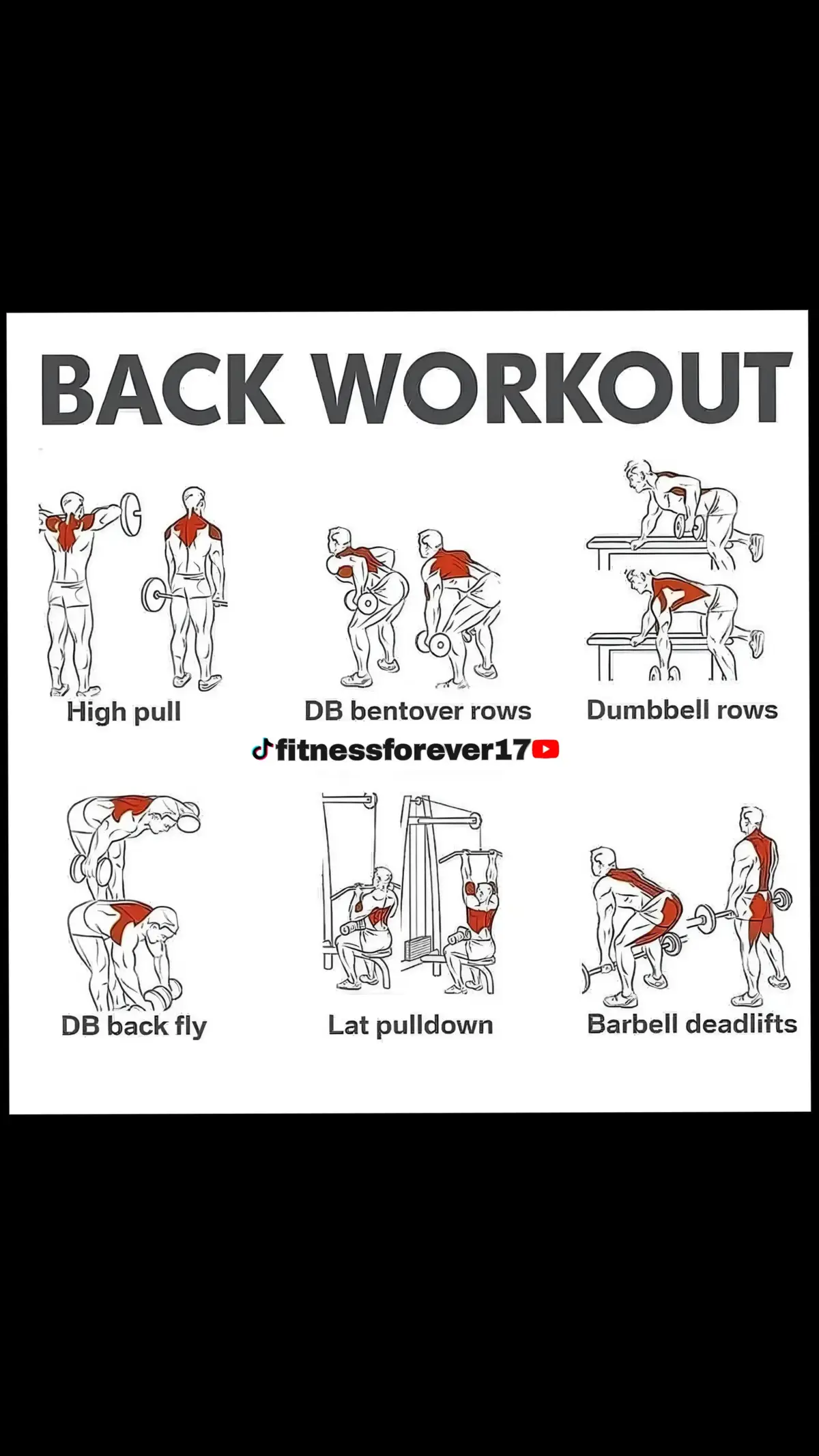 BACK WORKOUT. . #Fitness #fyp #gym #workout #fitnessmotivation  #bodybuilding #motivation #GymTok #foryou