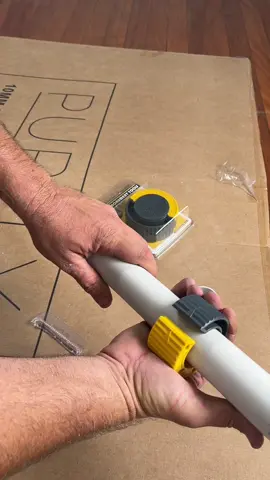 Using a PVC cutter for the first time. #plumber #plumberlife #theplumberguy #serviceplumber 