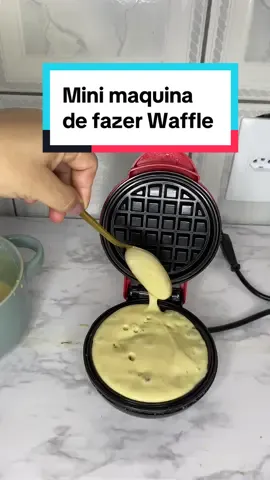 Mini maquina de fazer Waffle da shoppe  #waffles #receitas #receitafacil #receita #waffle #receitasimples 