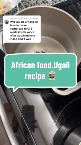 African food.cornmeal fufu recipe #fufu #judithcollinz #africanfoodie 