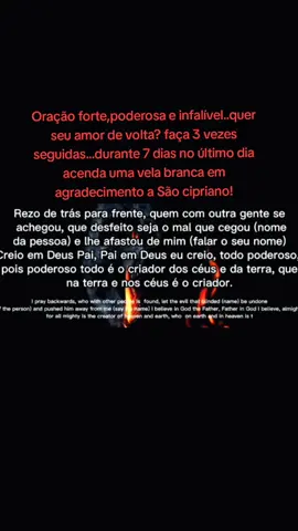 #oracaoparatrazeramor #oracaopesada #tragaseuamordevolta #saocipriano #tragaseuamordevolta #oracaosaocipriano #oracaoforte 