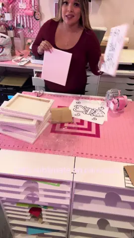 Sublimating on canvases for a Galentines! #jasminscreations #custommade #personalizedgifts #customized #customcanvas #galentines #girlsjustwanttohavefun #galentinesparty #sublimation #viral #viraltiktok #SmallBusiness 