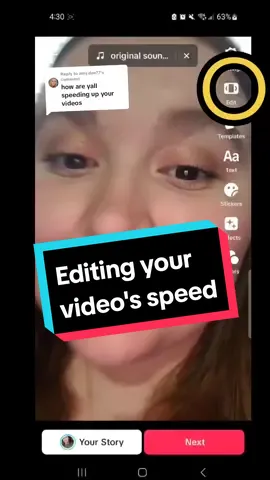 Replying to @amy.dee77 Hope this helps 🫶🫶 I edit and record in Tik Tok, so this is what I do 😊 #editingtips #speed #videospeed