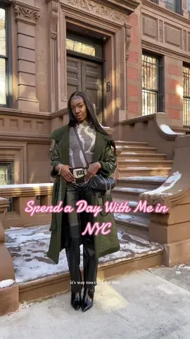 Spend a day with me in NYC while I reccomended some places to go to and things to do while you’re in New York 🩷 #nycthingstodo #nycvlog #nycfood #blackgirlvlogs #nycitinerary 