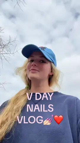 v-day nails vlog💅🏻💞 #Vlog #dailyvlog #fyp #dayinmylife #dayinthelifevlog #nails #ValentinesDay #nailsartvideos #getreadywithme #nailvlog 