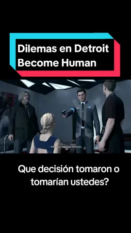 Juegazo que termine hace poco. Que decisión tomarían ustedes al final de video? #detroitbecomehuman  #ps4  #playstation 