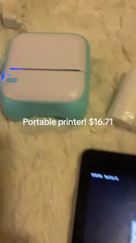 So adorable. You can print pictures you can print anything you want say you love hello kitty or all your kids love anime can print a little stickers. It comes in pink and blue. $16.71. And don’t forget your coupons.#portableprinter #printer #lablemaker #deal 