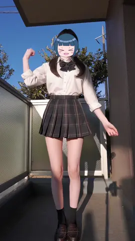 ひさしぶり風邪ひいた〜🤧みんなも油断しないであたたかくして寝てね😿💕 #jk #制服 