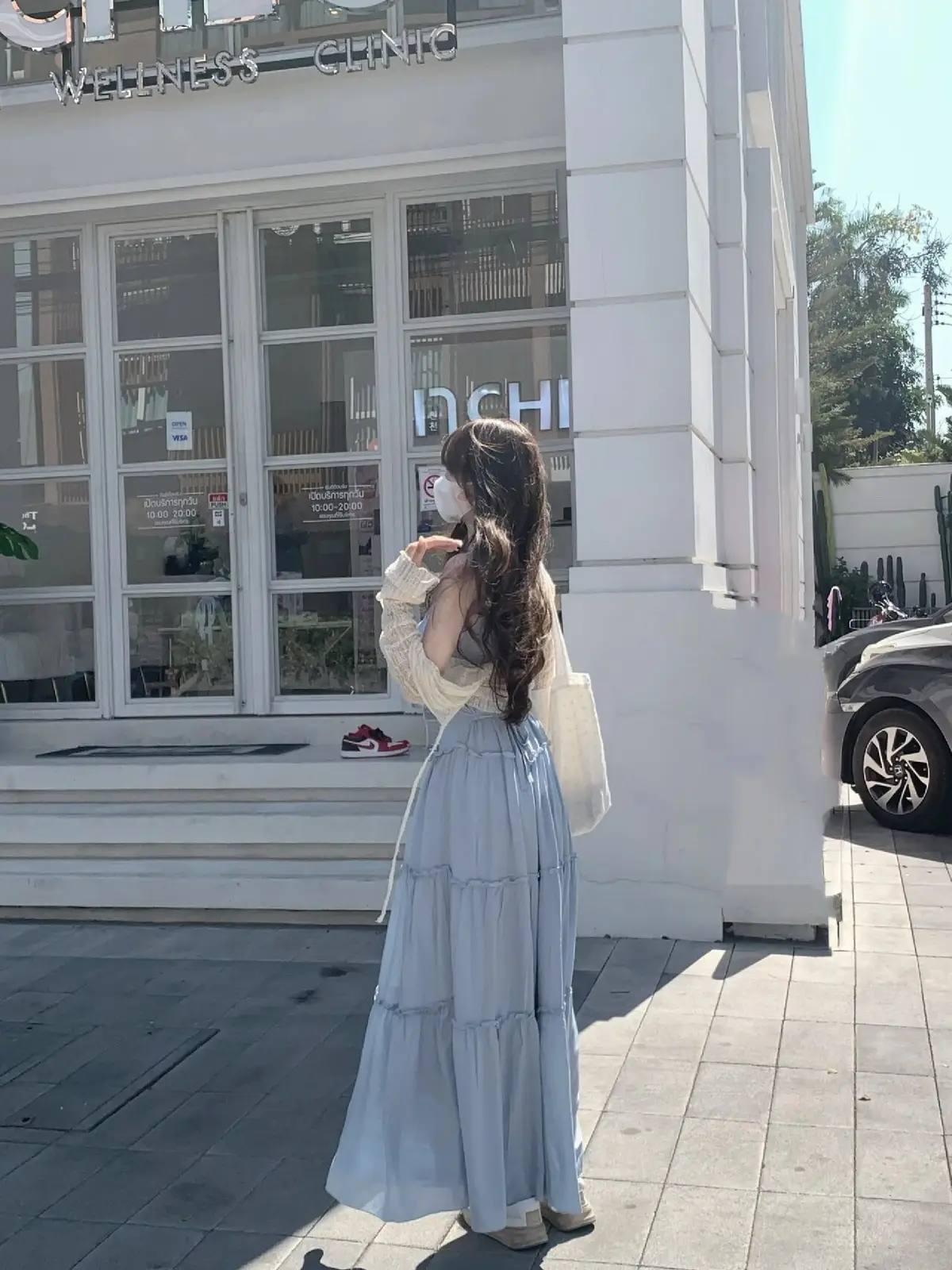 Tự dưng muốn đổi phong cách váy dài #outfit #vaylienthan #style #OOTD #xhtiktok 