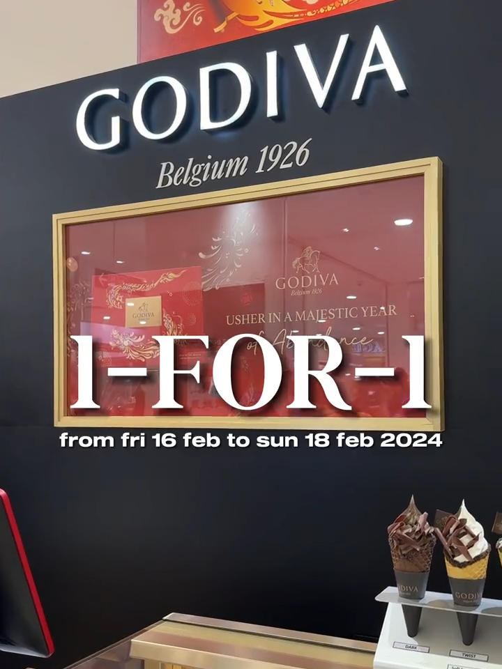 ✨1-for-1 Godiva??✨YES PLEASE! #takashimayasg #godiva #promotion #icecream #1for1 #singapore #foodiesg #foodtiktok #dessert