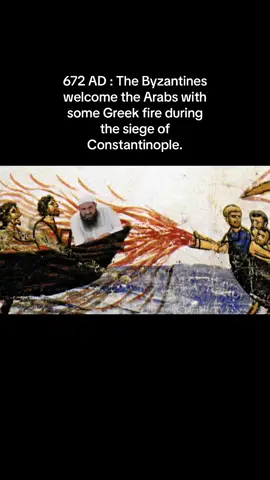Greek fire was a secret weapon the Byzantines used in crucial monents of history to oreserve their empire. Greek fire was a dangerous and uncontrollable weapon to use. So it wasnt used extensively in order to keep the formula a secret. The usage of greek fire demanded favourable weather conditions so that it wouldnt be destructive for its wielder. According to some texts, it couldnt be put out with water, thats why it was used in naval conflicts. #byzantium #byzantines #history #byzantinetales #memes #greekfire 