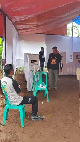 Kieu suasana tempat pemungutan suara di lembur kuring mah sobat CT. Kalah menang tetap kita satu bangsa.. 😍 #lemburkuring #anakkampung #urangsunda #cianjurselatan #pemilu2024 