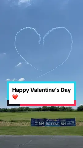 Happy Valentine’s Day 🫶 Whether your Valentine runs on food, fuel, or electrons - we hope today is a good one ❤️ #horizonhobby #happyvalentinesday #rcvalentine #rcairplane #horizonrcfest #rc #airplane #❤️ 
