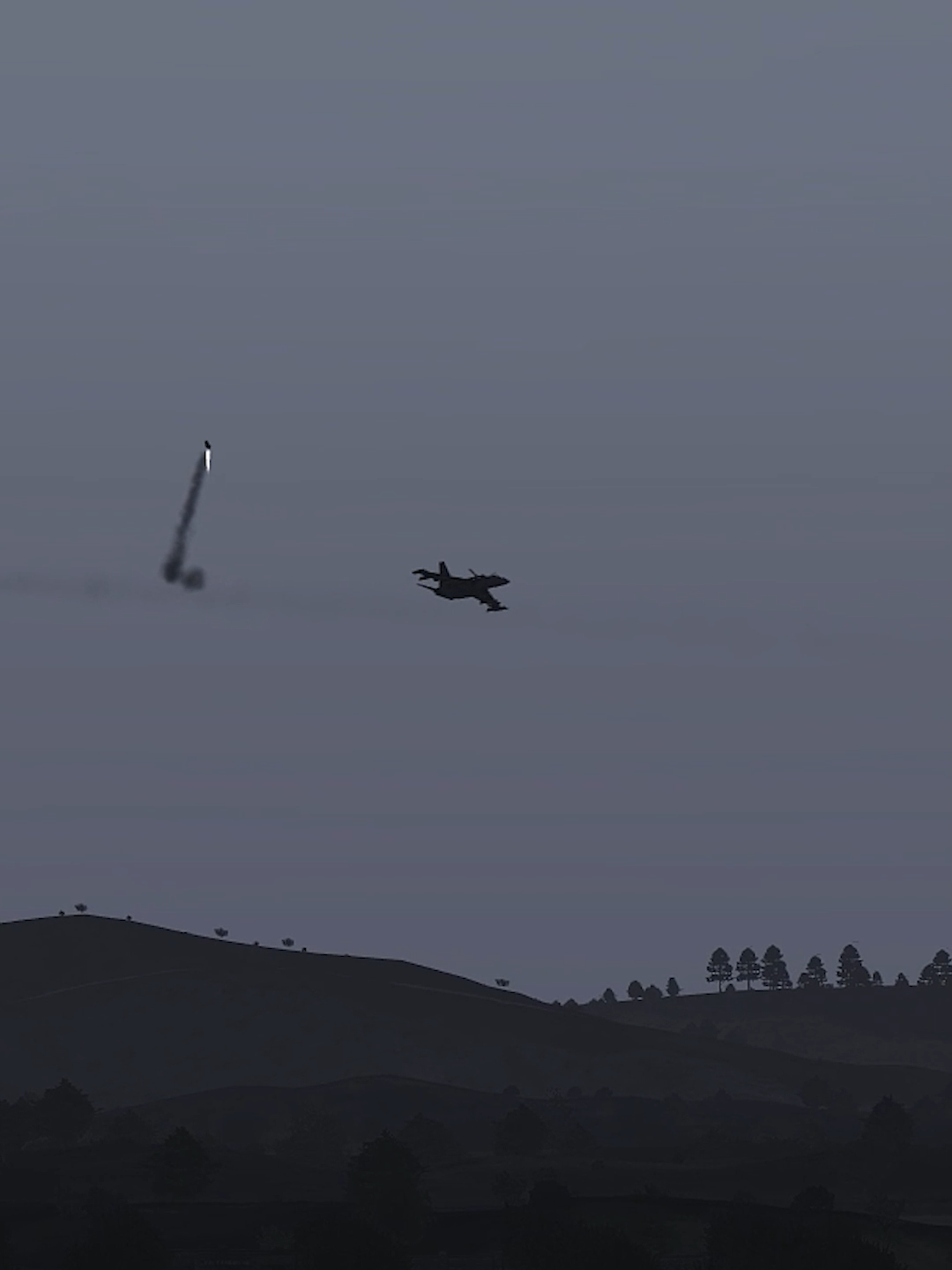 Pilot ejects Fighter JET - Jet hit by Missile - Military Simulation - ArmA 3 #arma3 #jet #simulation #ejectionseat