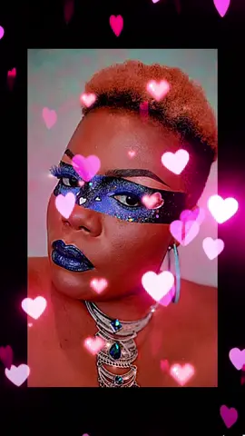 Galaxy of Love (thanks @I AM CHENEL COSMETICS 🖤🖤 for the caption) #yhwhisgood #makeupisart #loveday #ValentinesDay #tapemakeup #valentinesmakeup #faithwalks247 #bonnetandabeat #CapCut 