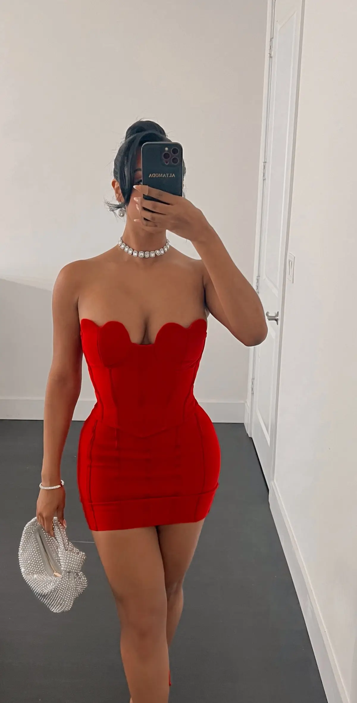 Outfit: @FashionNova Heels: @Miss Lola 🌹 #ValentinesDay #fyp #foryou #galentinesday #valentinesdayoutfit 