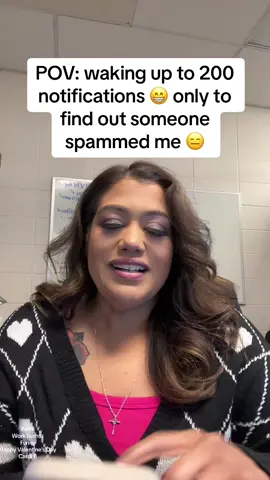 Please stop the spam 😭😭😭#fyp #foryou #foryoupage #tiktok #work #followme #cardib  #whatisthat  #happyvalentinesday 