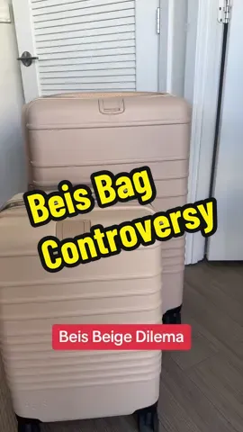 Hi @Beis Travel are these supposed to be the same color? Send help #beis #beisluggage #shaymitchell #beistravel 