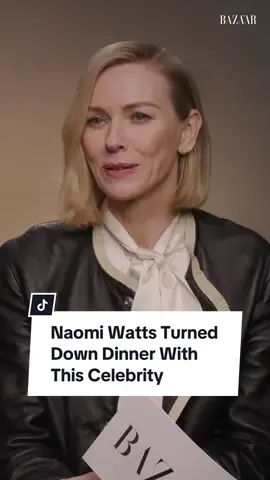 Who would turn down dinner with #TomCruise? #NaomiWatts #DianeLane 