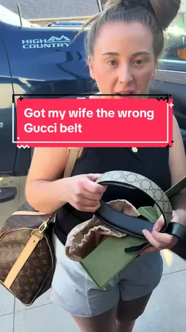 My ungrateful wifes reaction to the wrong Gucci belt on vday…  #husbandandwife #husband #wife #ValentinesDay #lover #Love #fypシ #fyp #foryourpages #trendingtiktok 