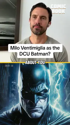 I love his response but Milo would kill it as Batman #miloventimiglia #batman #dcu #thisisus #gilmoregirls #jamesgunn #landofbad #interview #fyp 