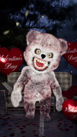 Valentine's Day Nightmare.🧸 Comment your captions.🌹💝 #ValentinesDay #animation #3d #ShortestBlockbusters #horror #scary #spooky #creepy #monster #teddybear #valentines 